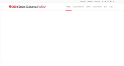 Desktop Screenshot of clases-guitarra-online.com