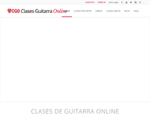 Tablet Screenshot of clases-guitarra-online.com